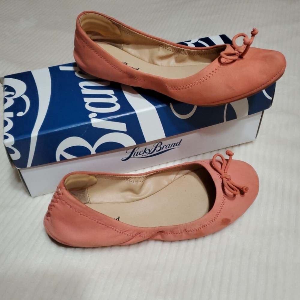 Lucky Brand Coral Ballet Flats